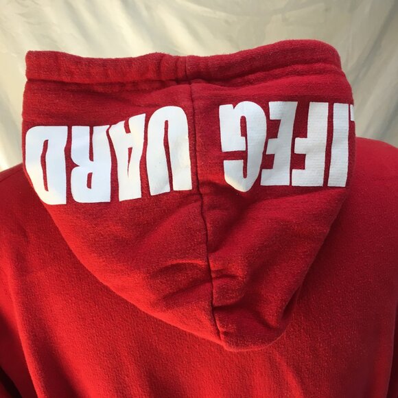 Lifeguard Hoodie Officially Licensed Popular Mens Med Red Fort Lauderdale - Picture 12 of 16
